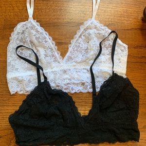 Lace bralettes